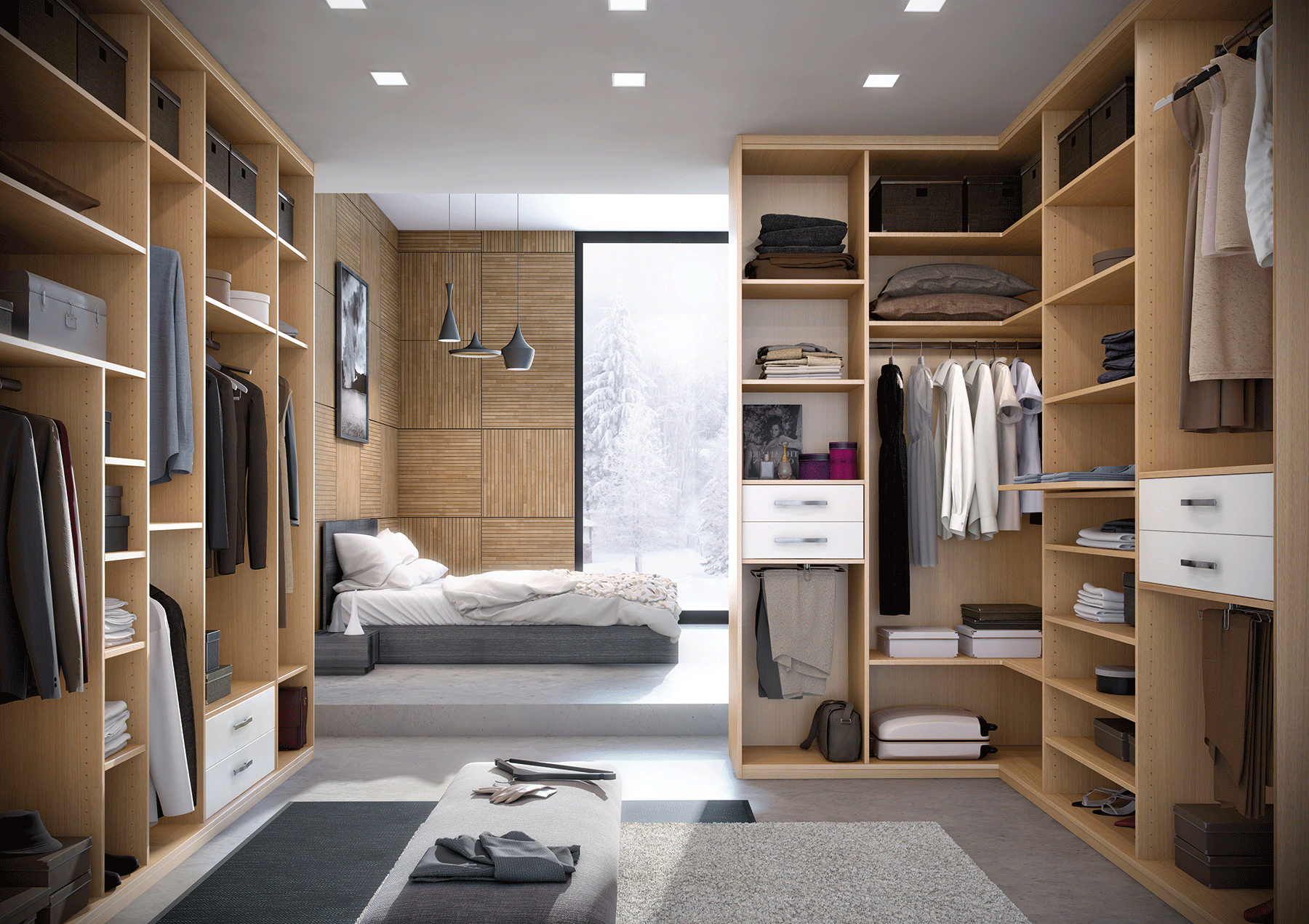 Dressing chambre d'adulte - L'aménagement sur mesure